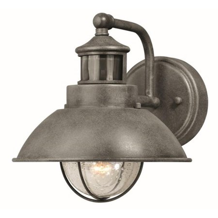 PERFECTTWINKLE 8 in. Harwich Dualux Outdoor Wall Light, Textured Gray PE2681377